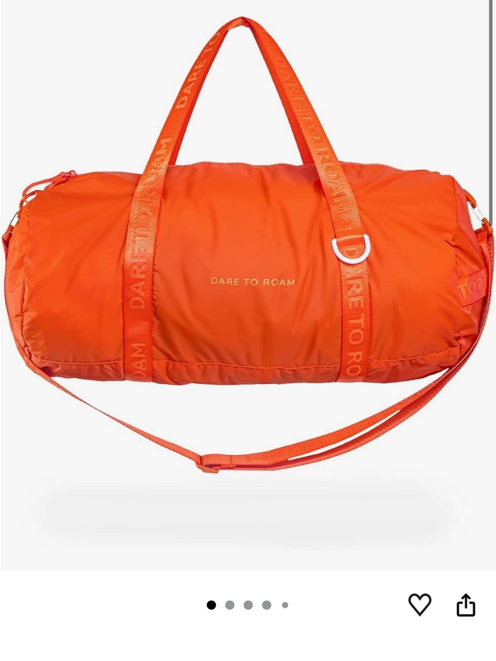 Dare to roam packable duffle bag